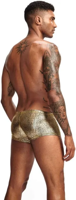 Men's Ball Pouch Boxer Briefs Underwear Boyshort Jock Strap Bulge Enhancement Athletic Supporters for Men Faux Fur