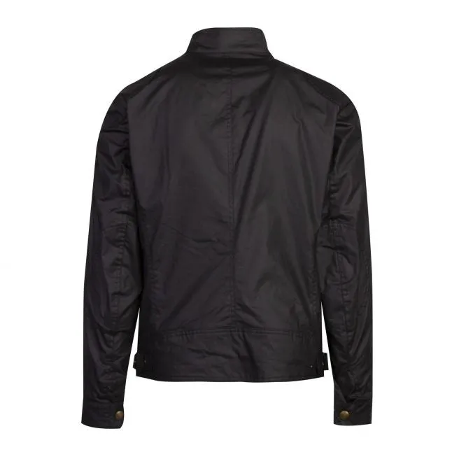 Mens Belstaff Black Racemaster 6oz Waxed Jacket