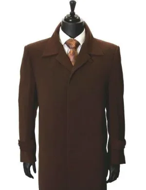 Mens Brown Maxi Coats