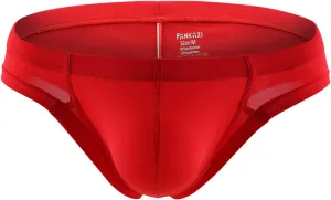 Men's Lace Up Seamless Soft Thongs Men's Sport Briefs with Pouch Valentines Day Gifts for Modal Bikini Briefs Men