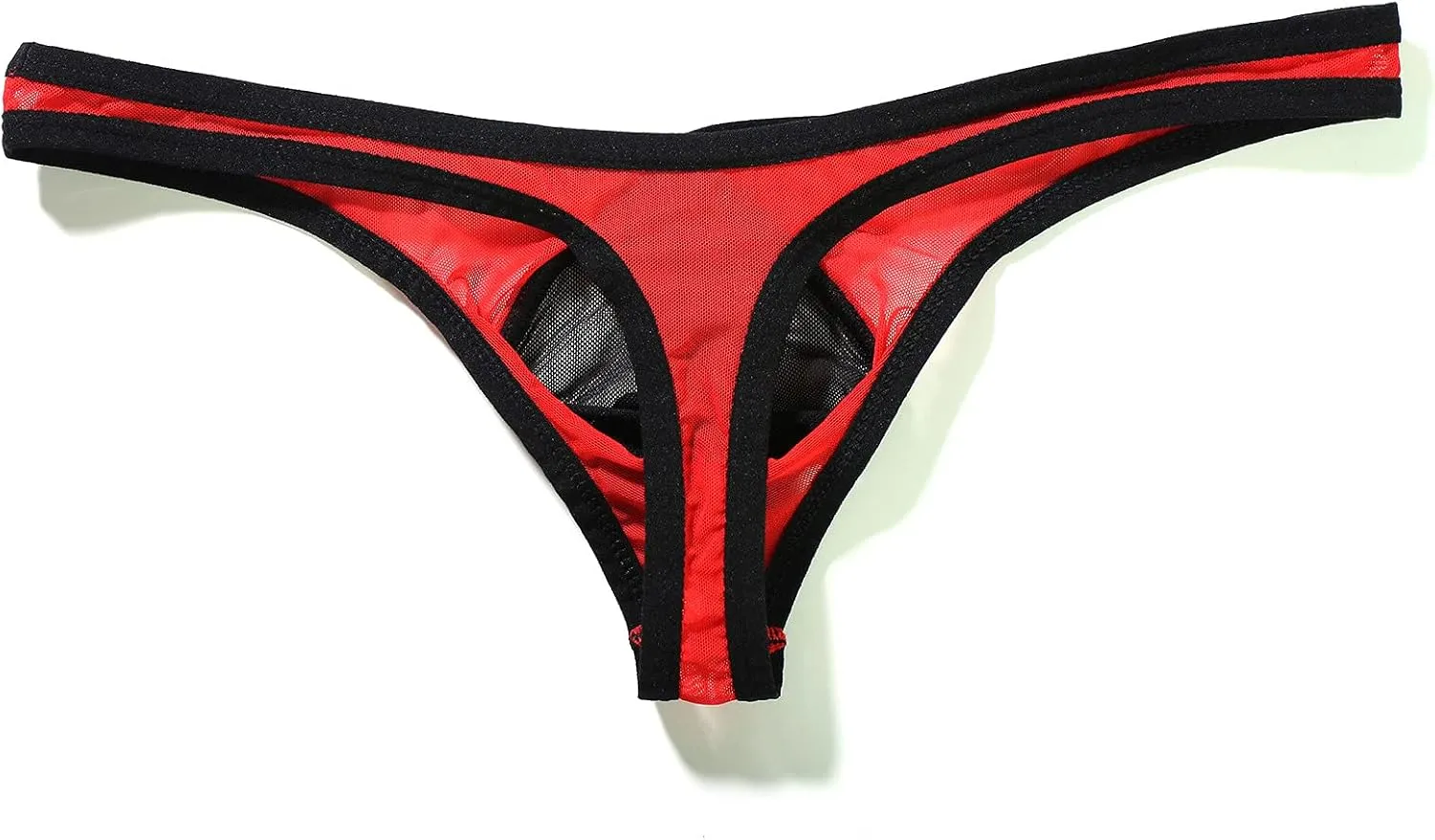 Men's Lace Up Seamless Soft Thongs Men's Sport Briefs with Pouch Valentines Day Gifts for Modal Bikini Briefs Men
