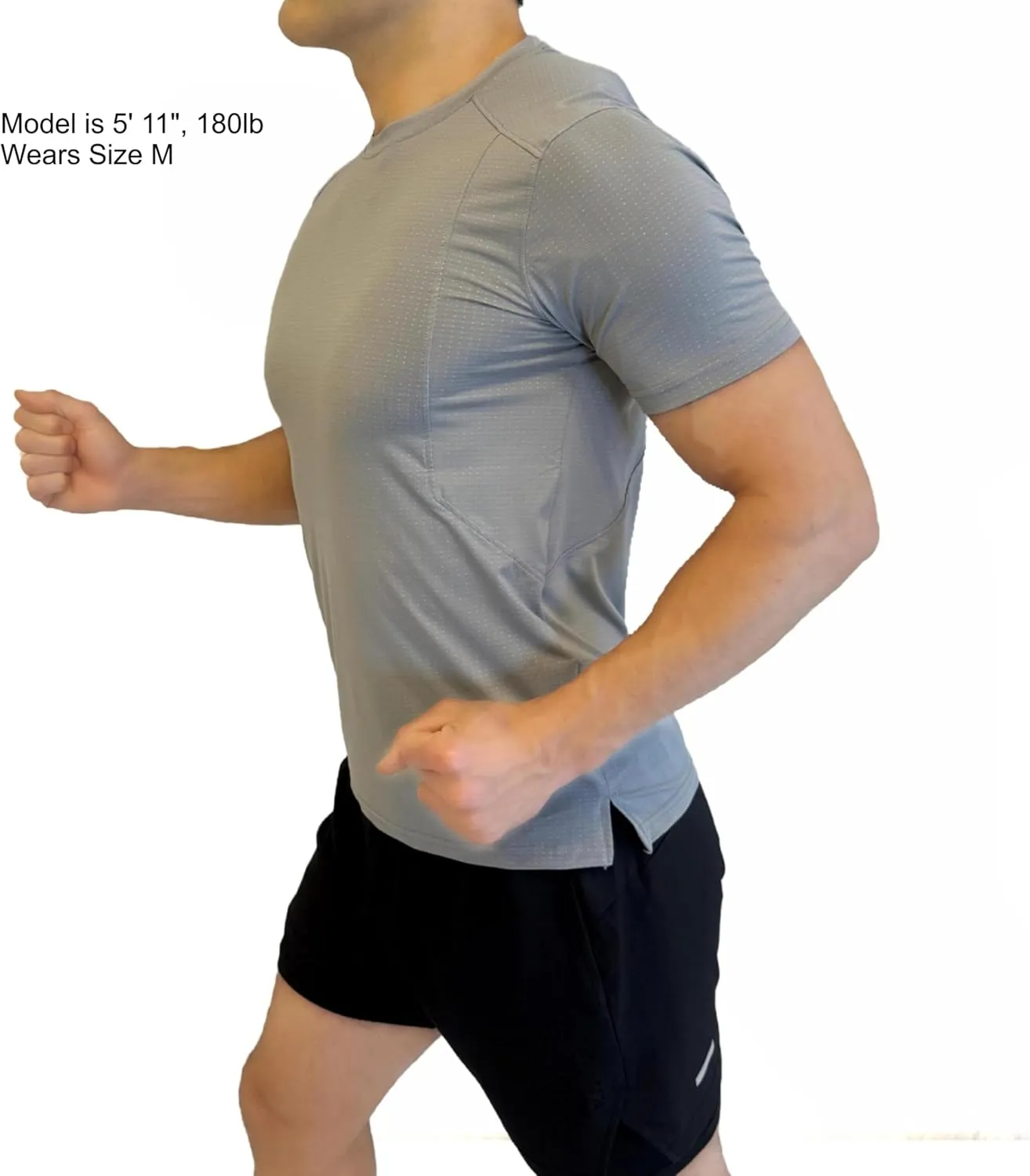 Men's Premium Slim Fit Lightweight Athletic T-Shirt - Dry-Fit, Moisture-Wicking for Running, Gym, Cycling