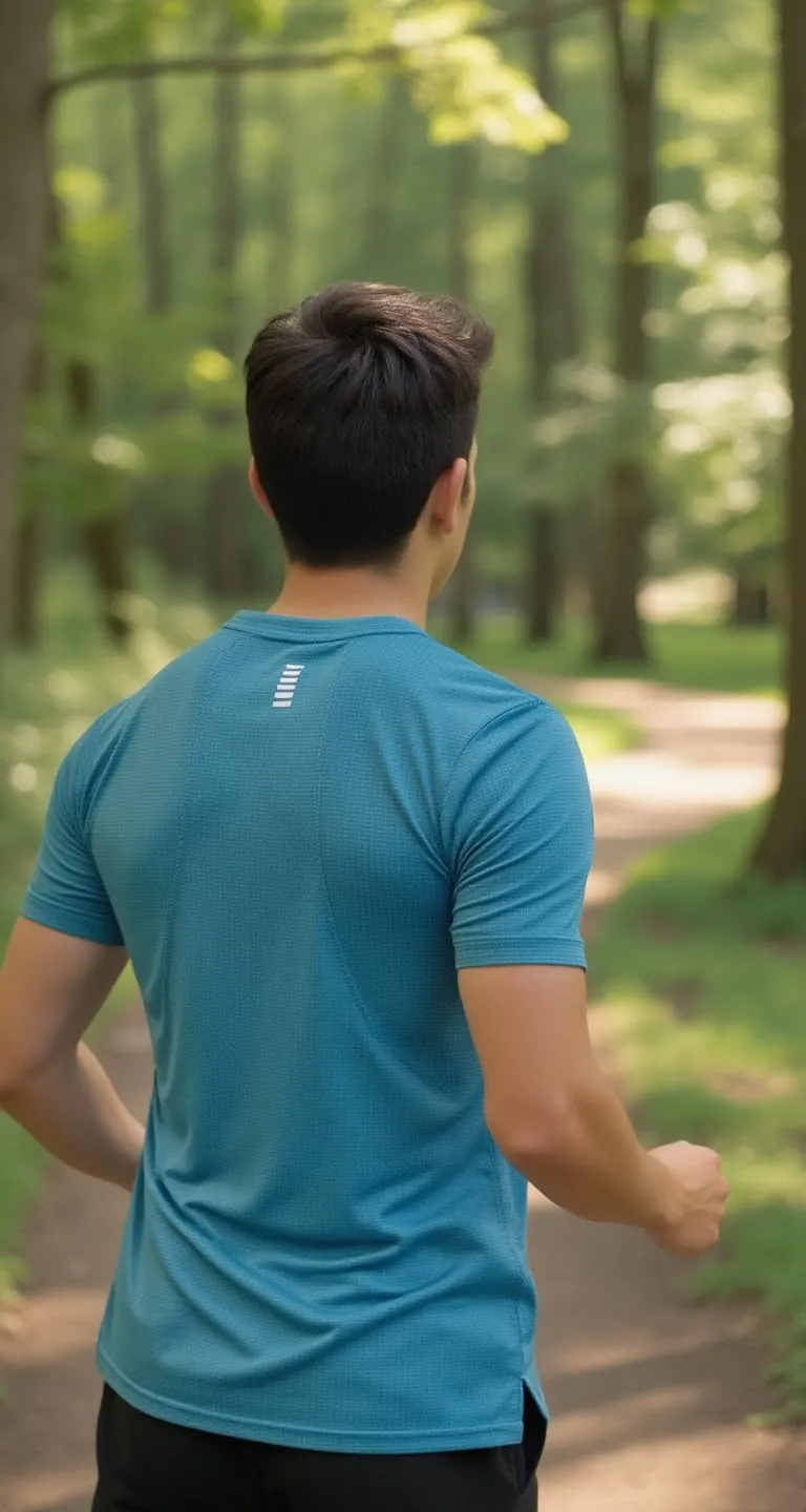 Men's Premium Slim Fit Lightweight Athletic T-Shirt - Dry-Fit, Moisture-Wicking for Running, Gym, Cycling