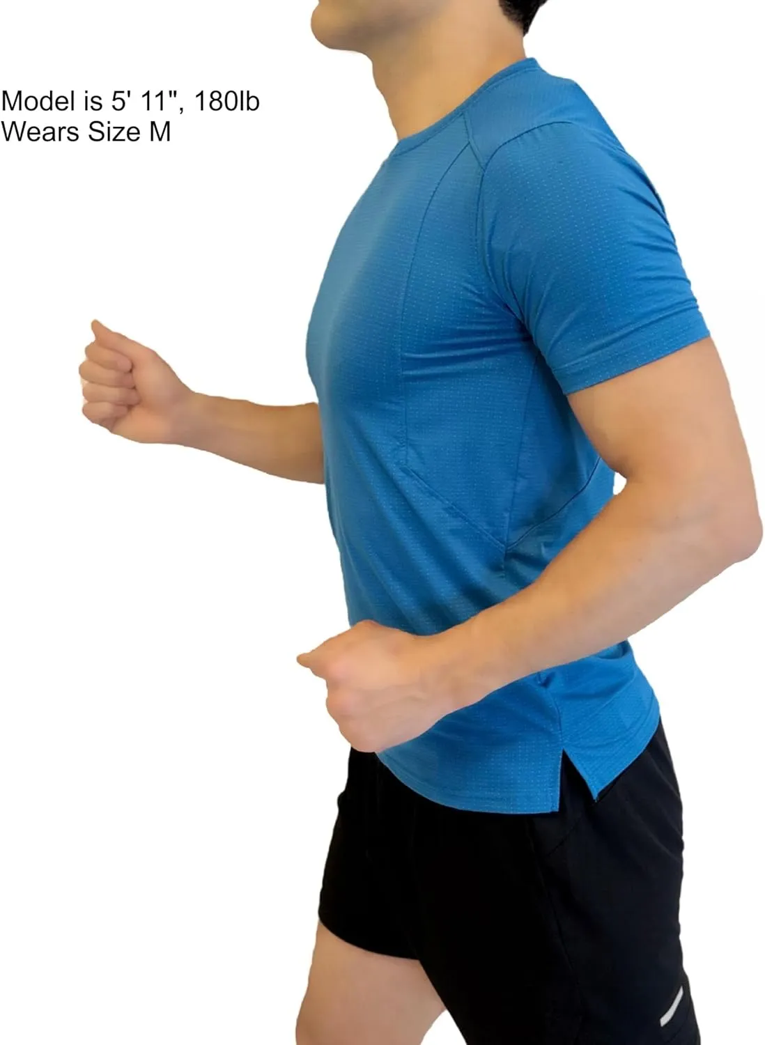 Men's Premium Slim Fit Lightweight Athletic T-Shirt - Dry-Fit, Moisture-Wicking for Running, Gym, Cycling