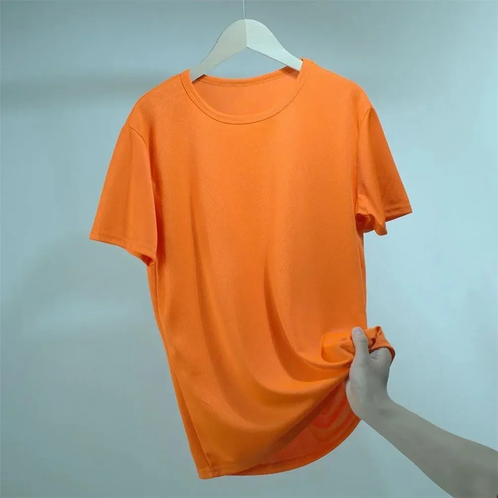 Men's Quick Dry Gym Shirts 2 Pack Workout Tees for Running Fitness Summer Short Sleeve Athletic Tops