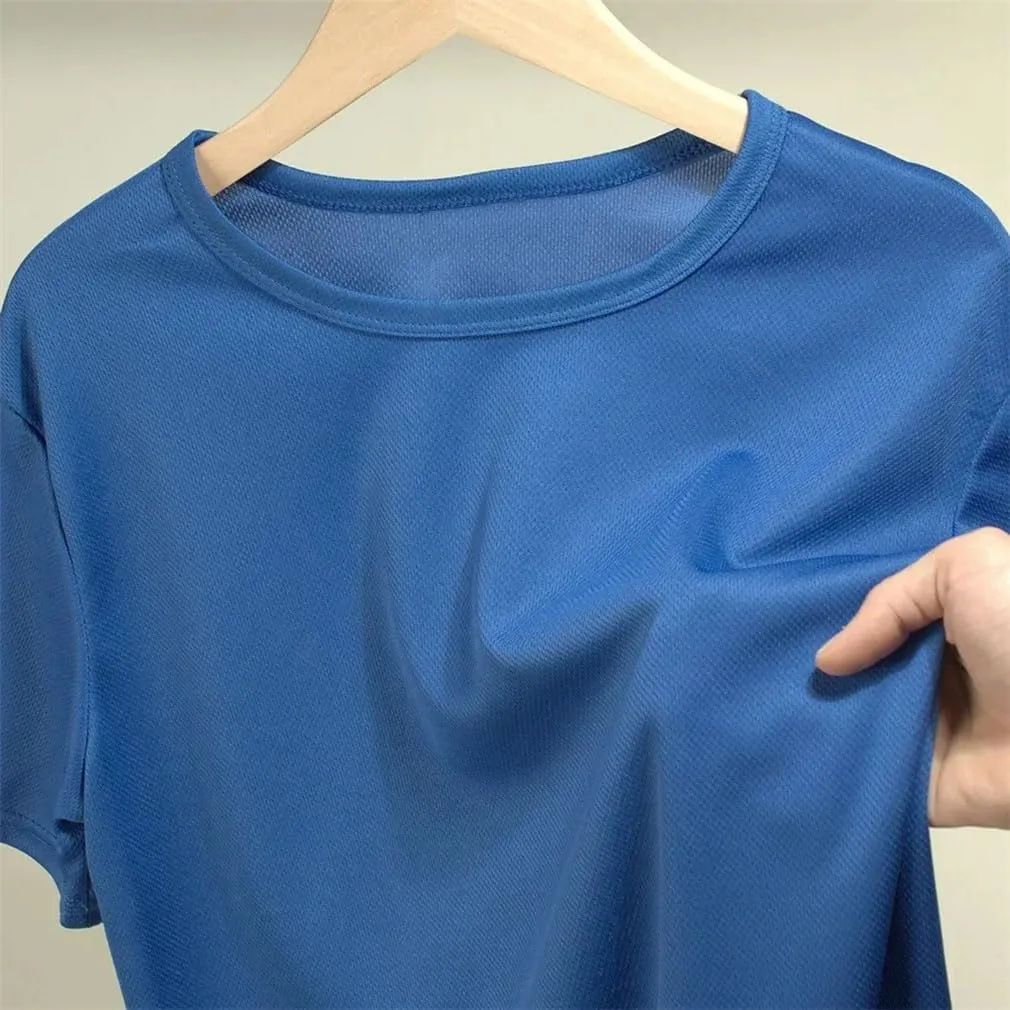 Men's Quick Dry Gym Shirts 2 Pack Workout Tees for Running Fitness Summer Short Sleeve Athletic Tops
