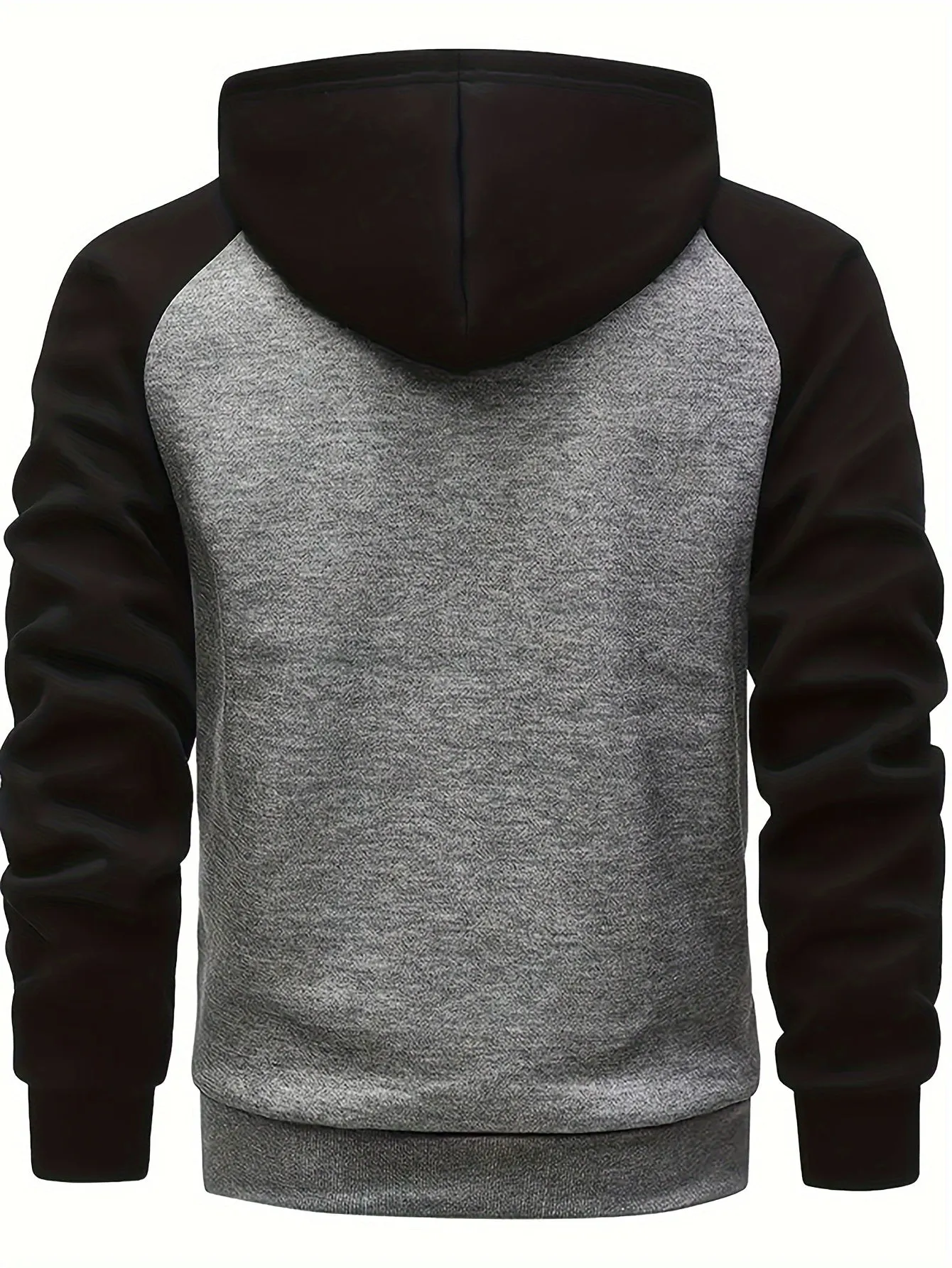 Mens Stylish Hooded Jacket | Full Zipper & Pockets for Workout & Training