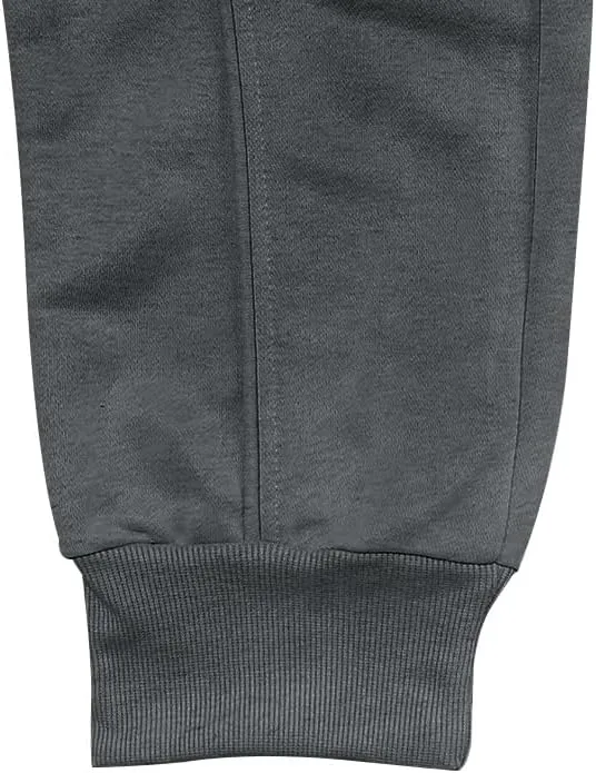 Mens Sweatpants Jogger Drawstring Elastic Waist Casual Slim Fit Solid Comfy Track Trunks Outdoor Gym Running Trousers