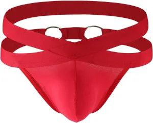 Mens Thongs and G String Underwear Slutty T-Back Breathable Thong Men's Exotic Low Rise Briefs