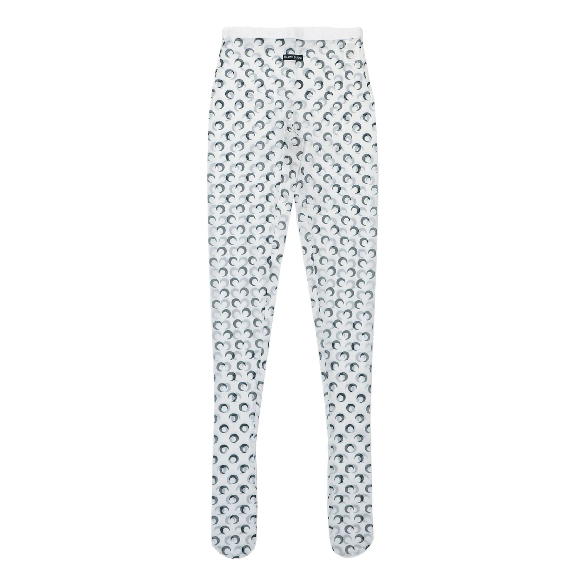 Moon Printed Mesh Tights
