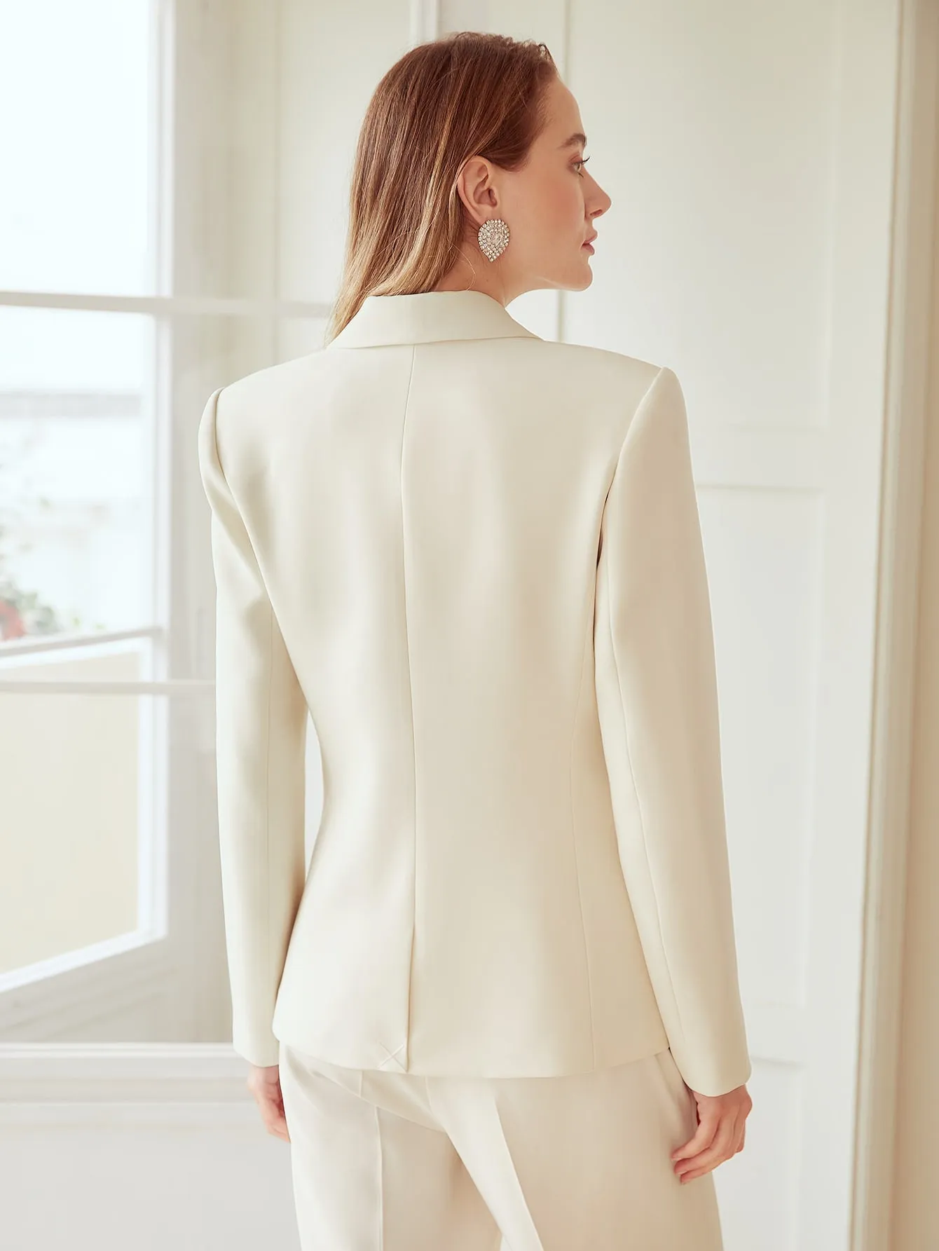 MOTF PREMIUM RHINESTONE BUTTON BLAZER