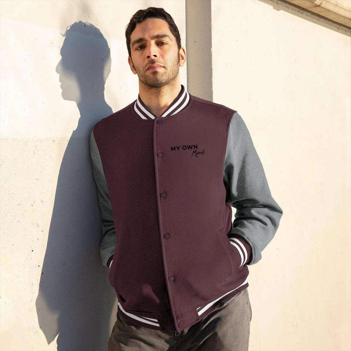 My own Mind Men's Varsity Jacket
