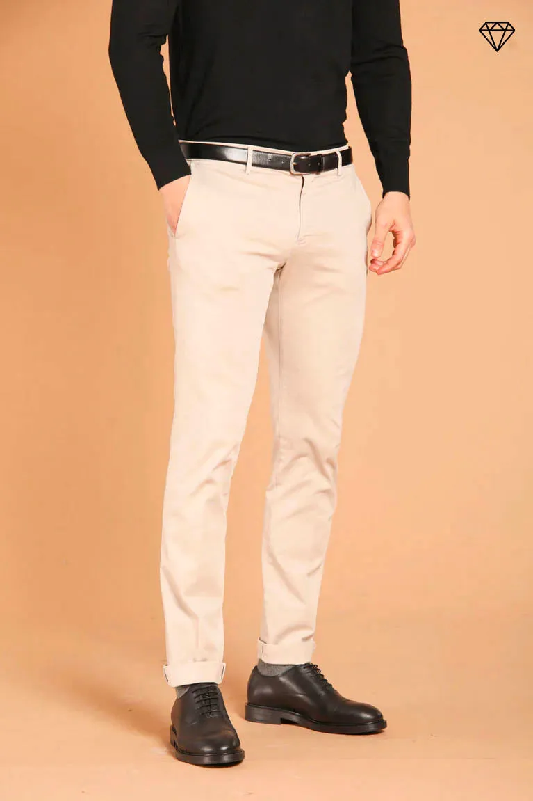 New York men's chino pants in gabardine  stretch regular fit  ①