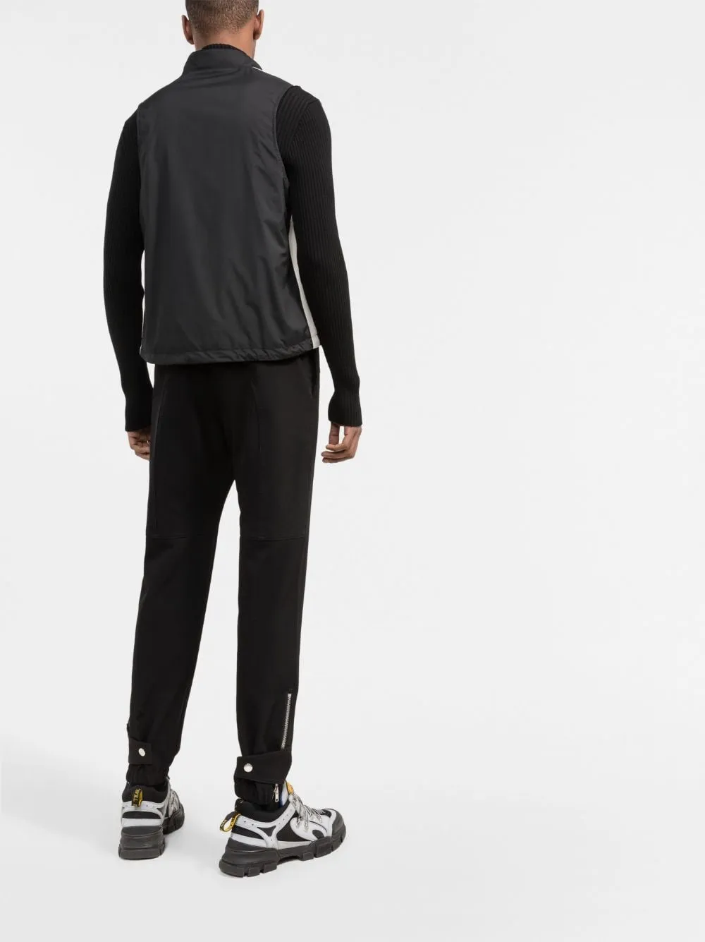 PALM ANGELS Classic Logo Track Vest Black