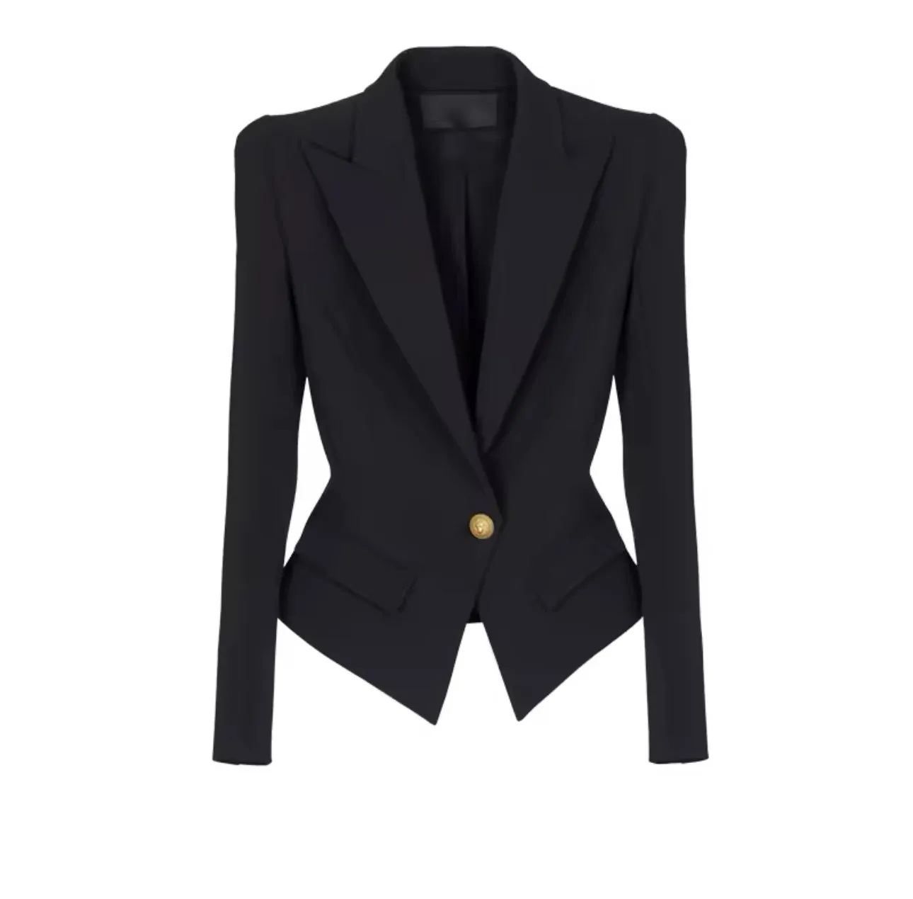 Pink Tailored Single Button Blazer