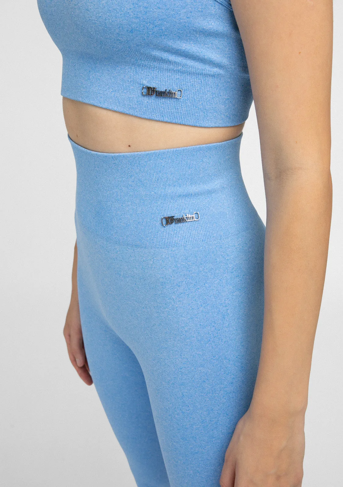 Plain Blue Leggins