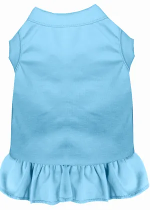 Plain Pet Dress Baby Blue Lg