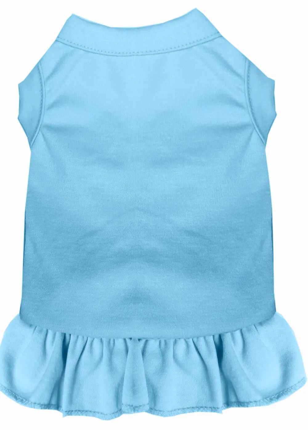 Plain Pet Dress Baby Blue Lg