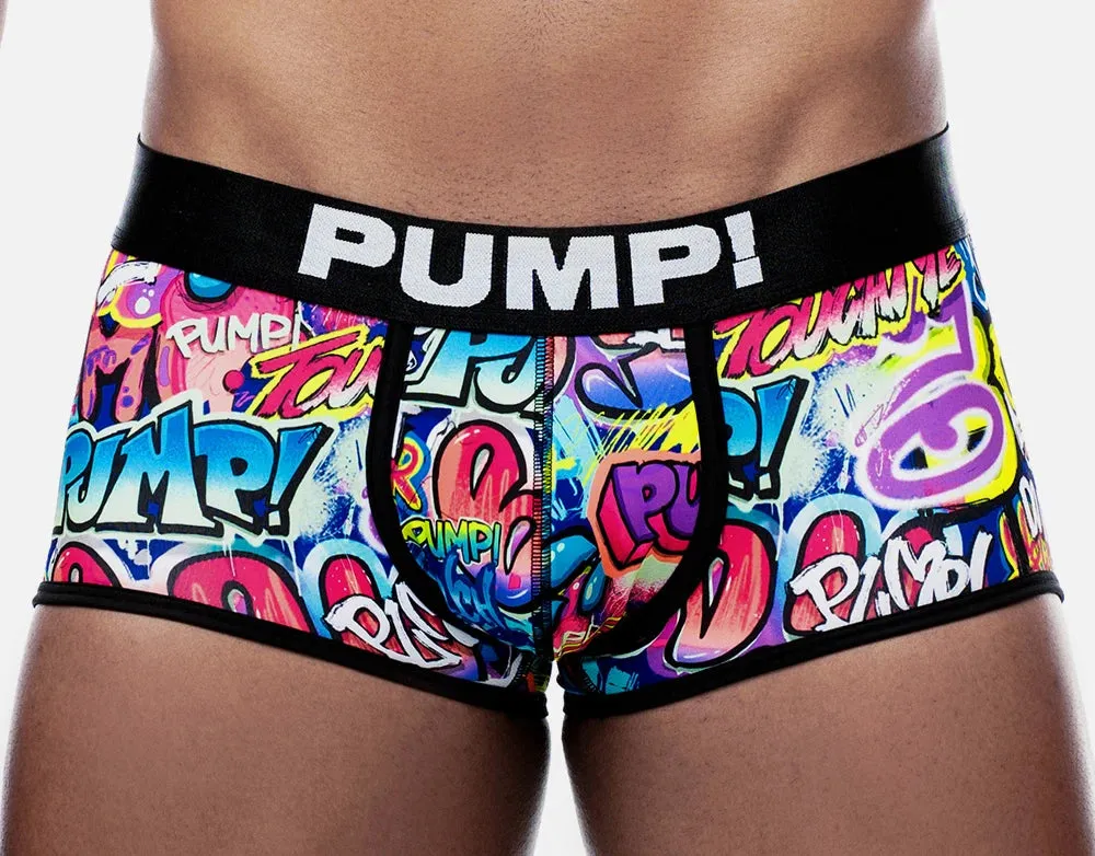 PUMP! Drip boxer graffiti