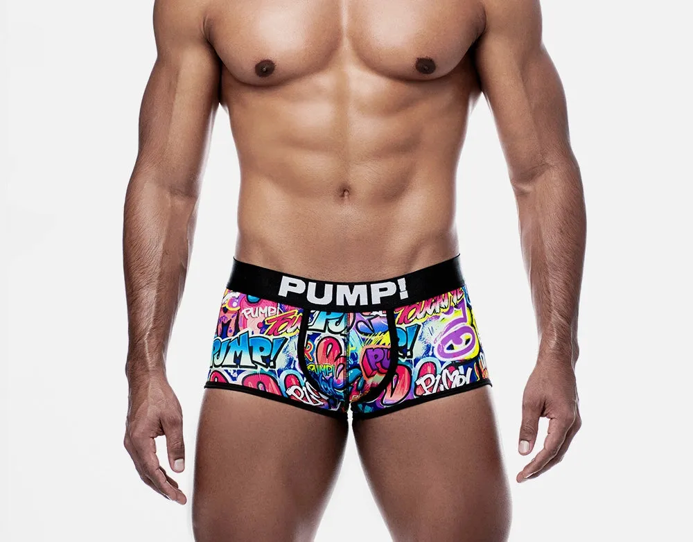 PUMP! Drip boxer graffiti