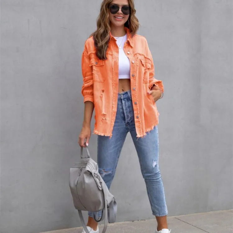 Revive™ Distressed Denim Jacket