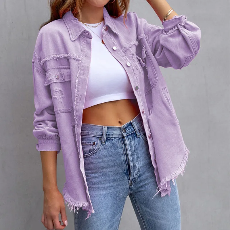 Revive™ Distressed Denim Jacket