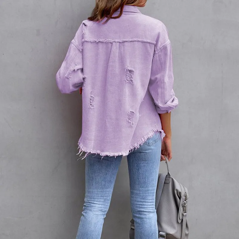 Revive™ Distressed Denim Jacket