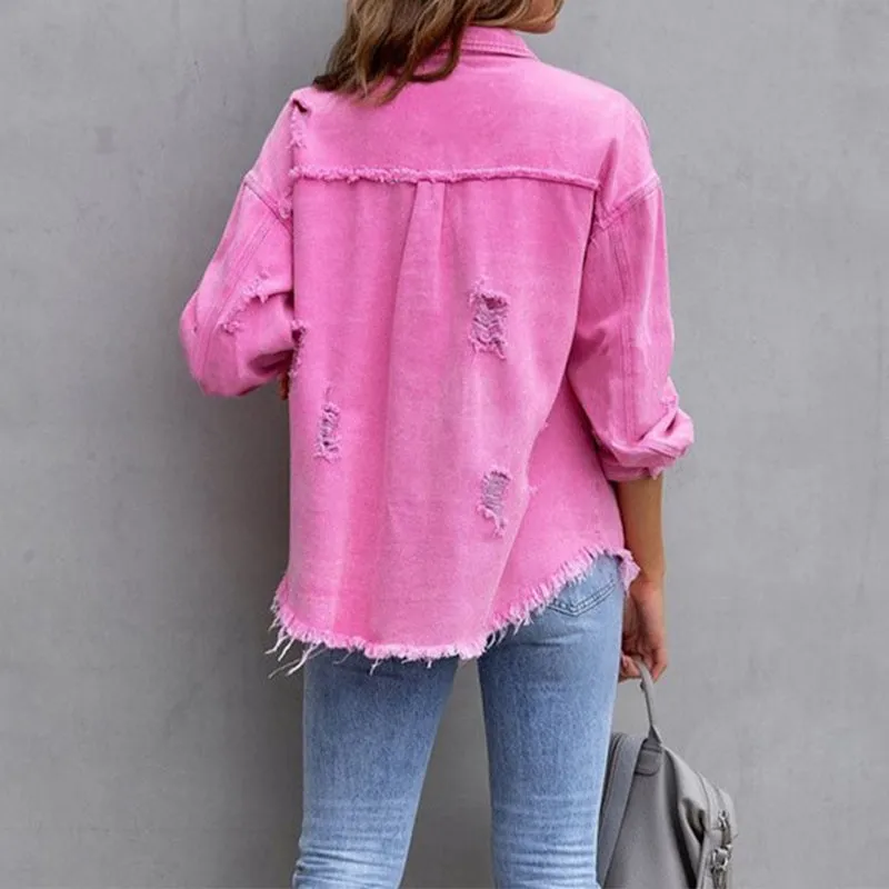 Revive™ Distressed Denim Jacket