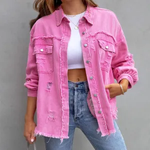 Revive™ Distressed Denim Jacket