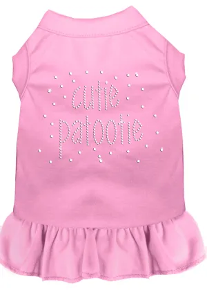 Rhinestone Cutie Patootie Dress Light Pink Xl
