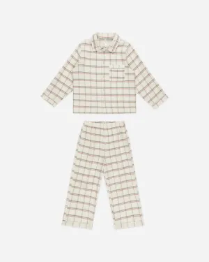 Rylee   Cru boys holiday plaid pajama set