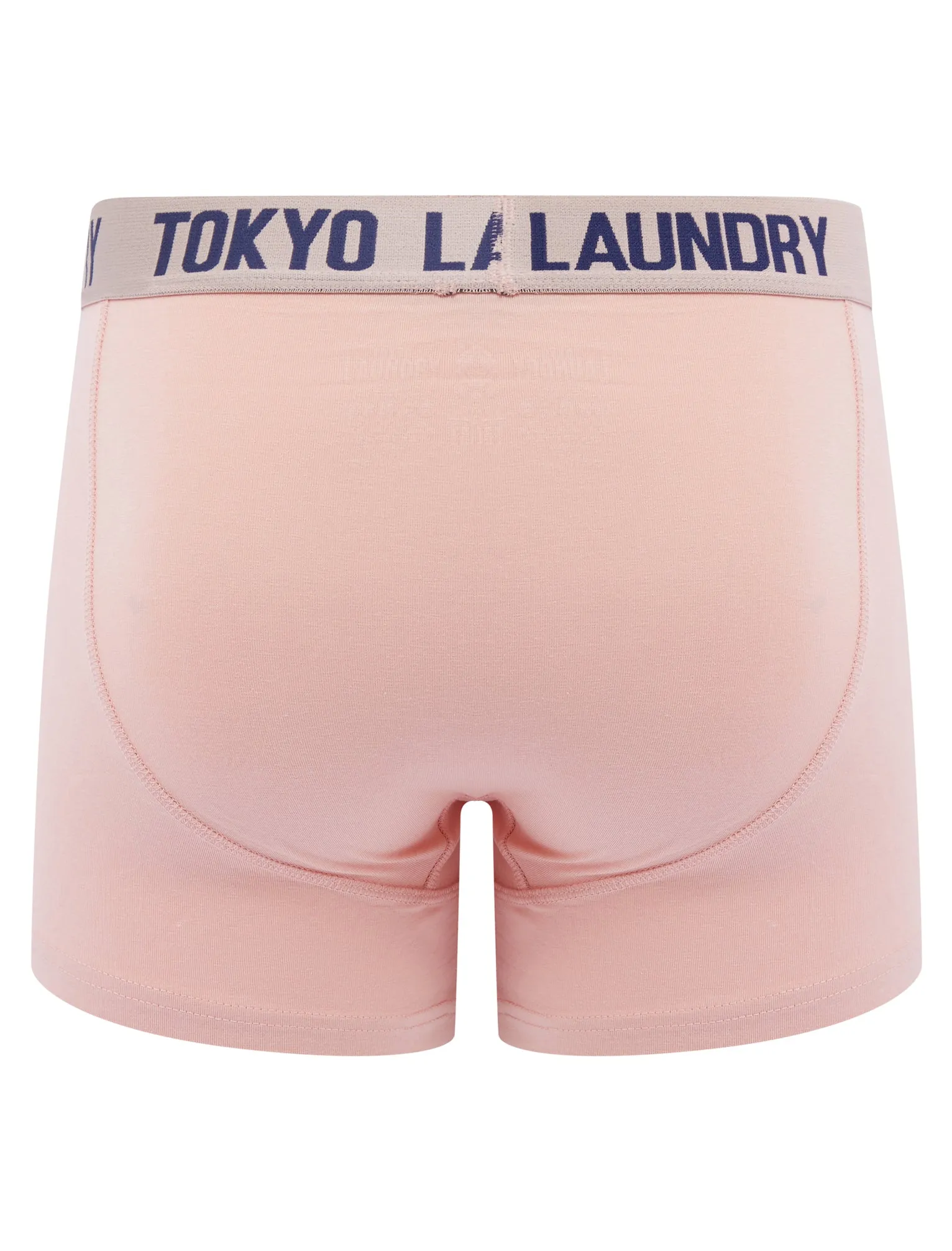 Saxen (2 Pack) Boxer Shorts Set in Coral Cloud / Deep Cobalt - Tokyo Laundry