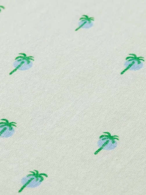 Scotch and Soda Mini Palm Print Tee - Mint