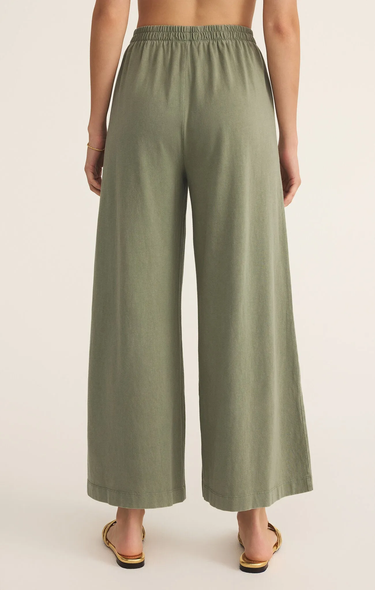 Scout Jersey Flare Pant Avocado