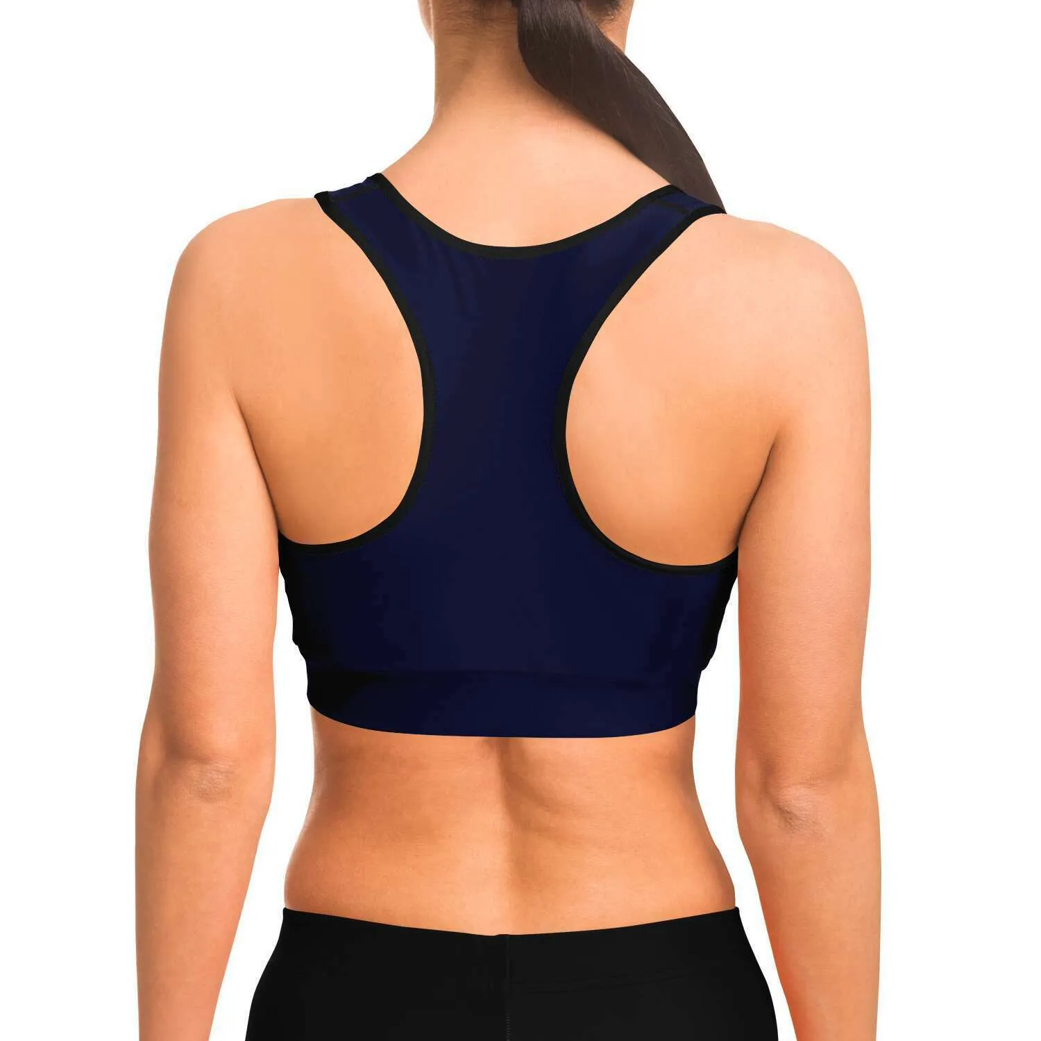 Sports Bra-Marine Blue