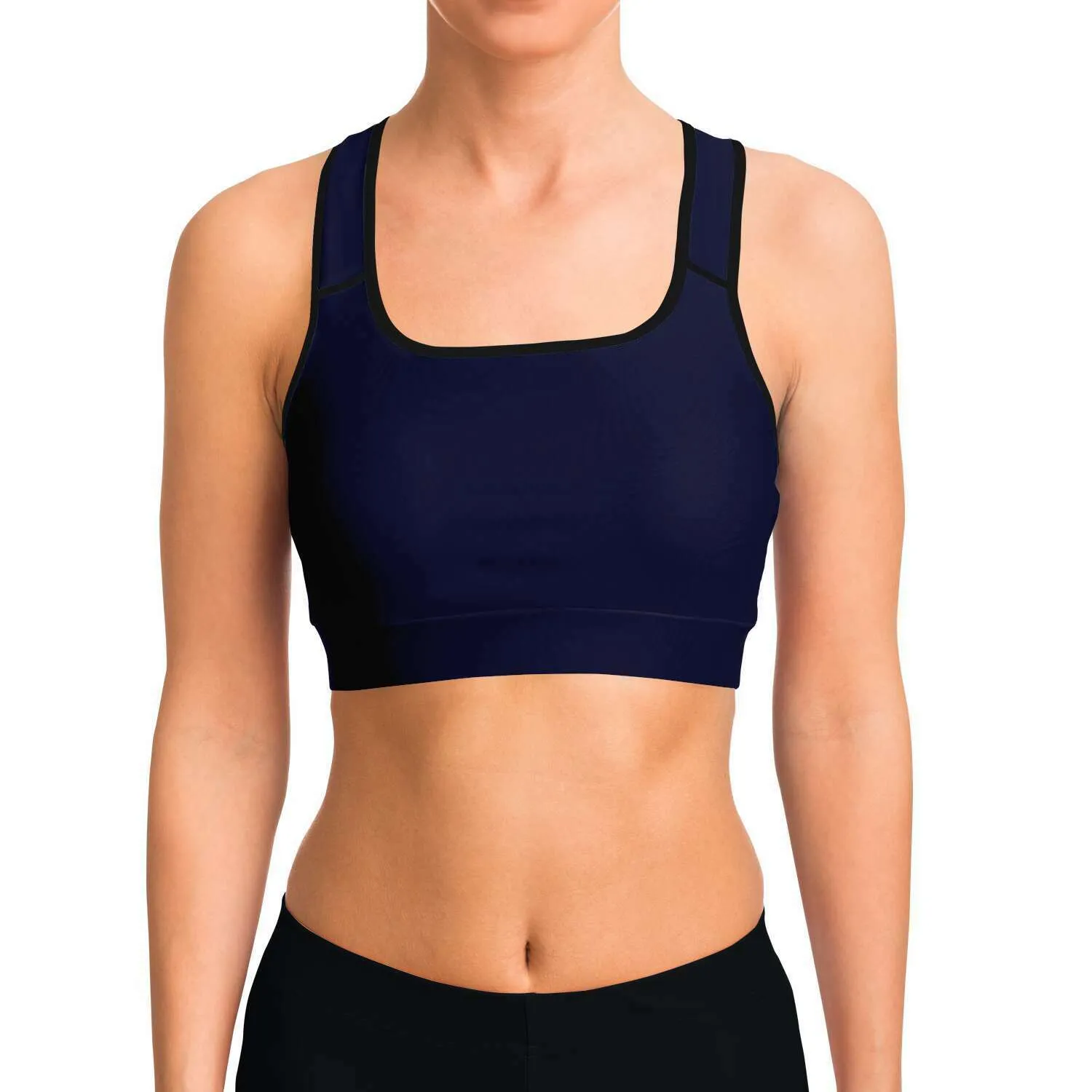 Sports Bra-Marine Blue