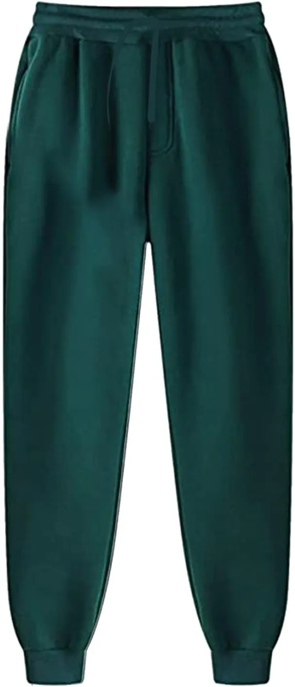 Straight Leg Cargo Sweatpants and Winter Leisure Solid Color Hooded Sweater Pants with High Waisted Joggers Pants