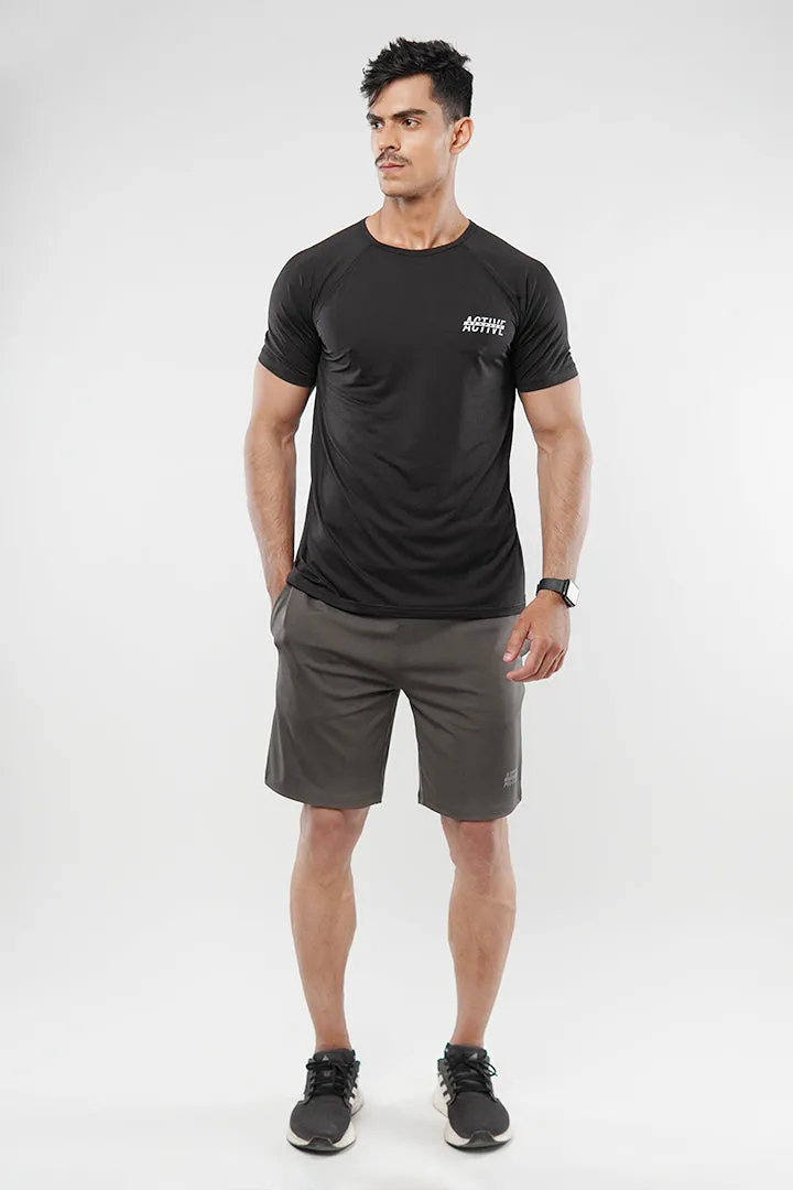 Striped T-Shirt - Black