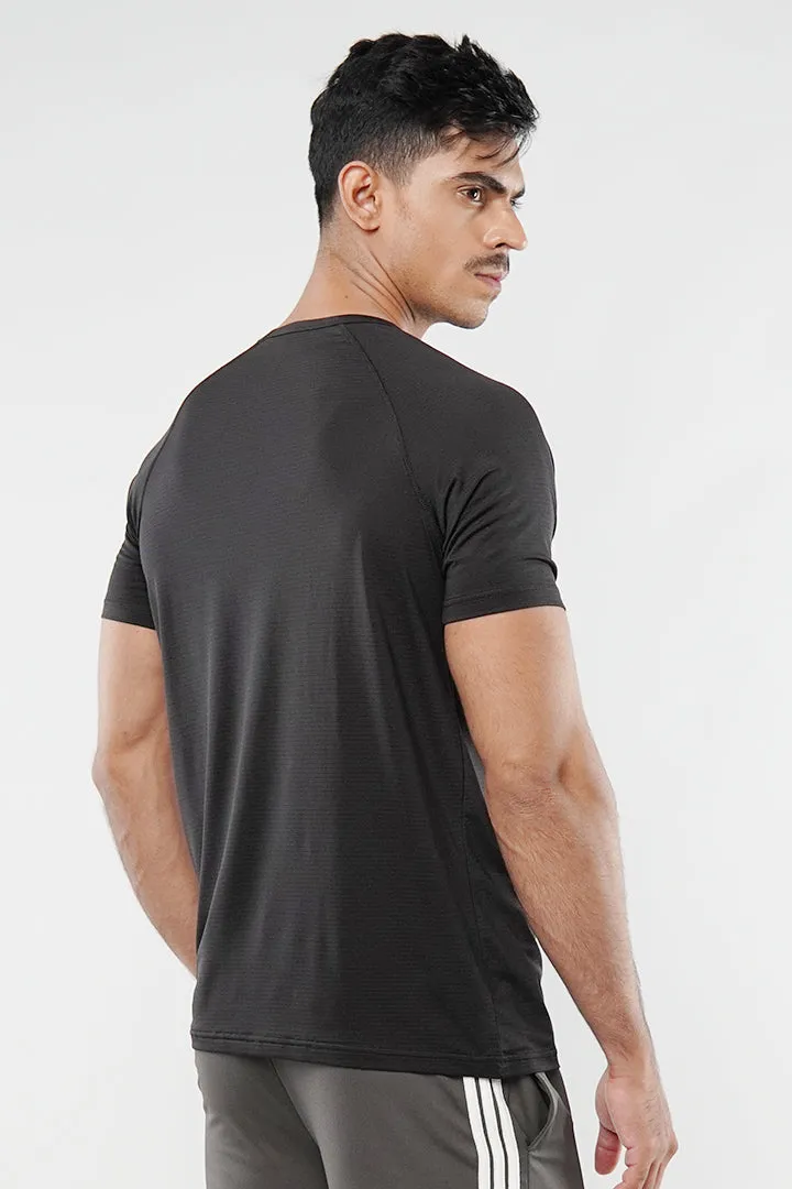 Striped T-Shirt - Black