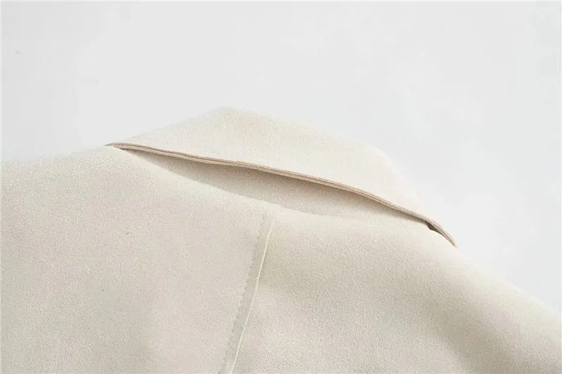 SUEDE TRENCH COAT