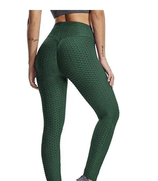 Textured Activewear Sport Fitness Separates Vest And Leggings