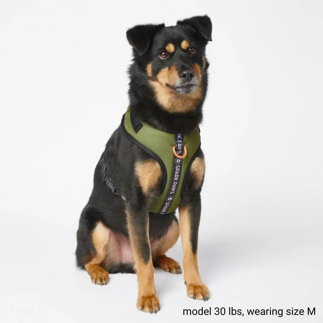 Ultra Soft Activewear Dog Harness - Green