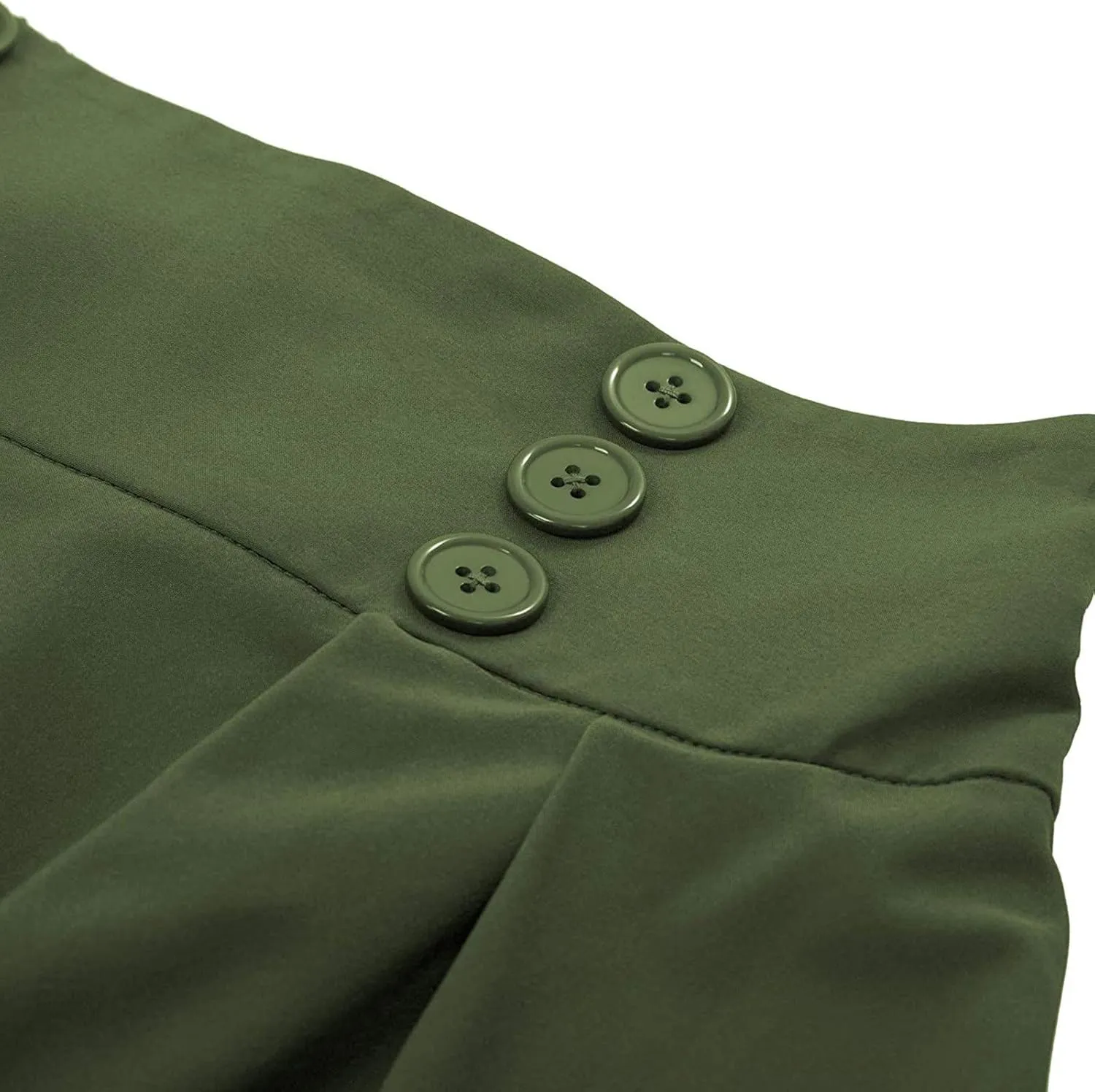 Vintage High Waist Swing Skirt for Women A Line Pleated Midi Skirts Elegant 2025 Retro Fashion