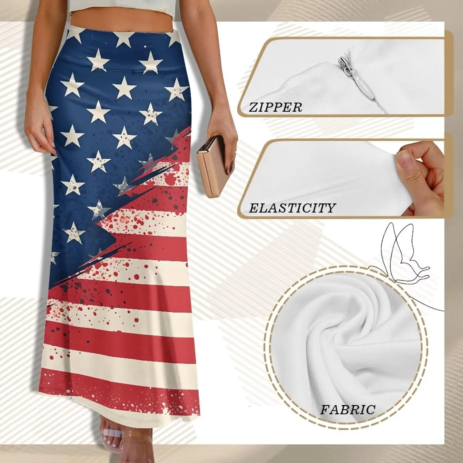 Women's Casual High Waisted Fishtail Bodycon Long Maxi Skirt A-Line Flared Maxi Skirts Fit Cocktail Party Wedding