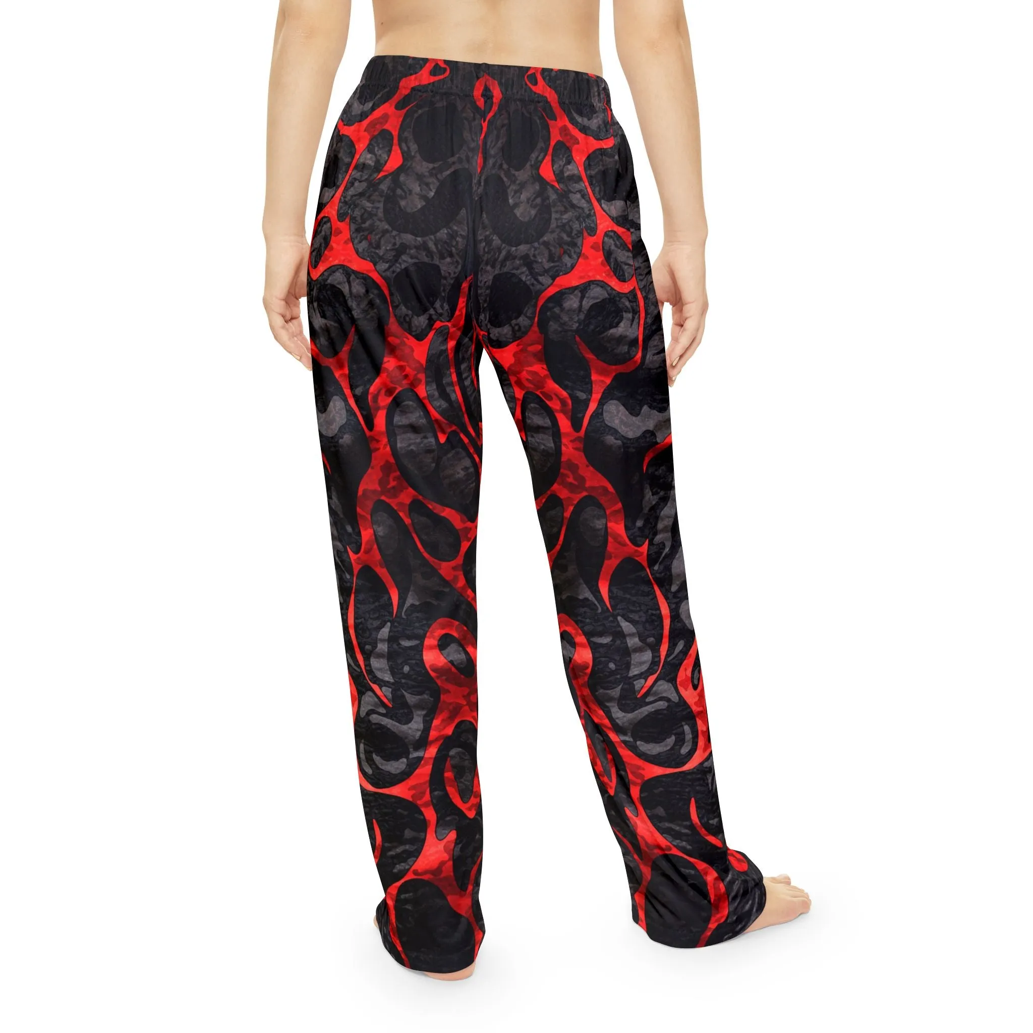 Women's Flame-Patterned Pajama Pants for Cozy Nights