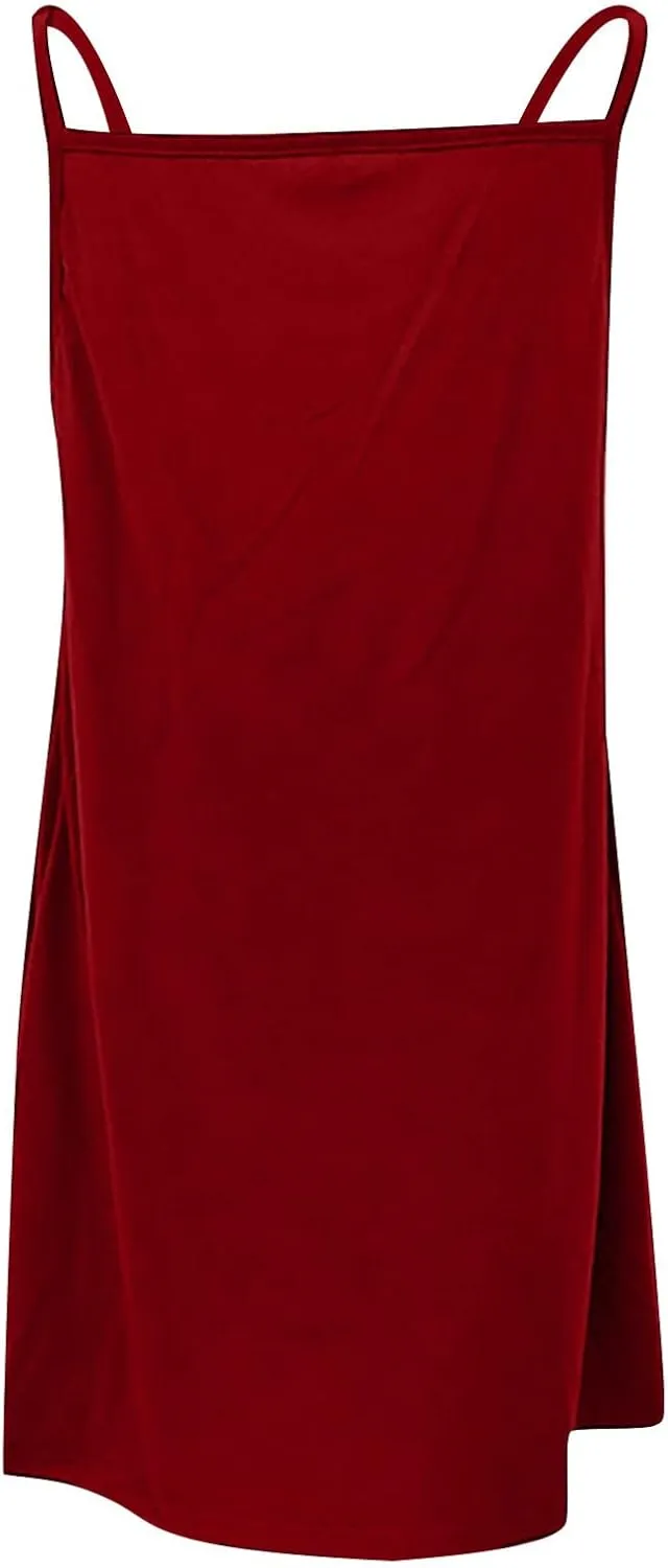 Womens Spaghetti Strap Button Front Mini Dress Casual Sleeveless Flowy A Line Sundress for Summer Vacation 2025